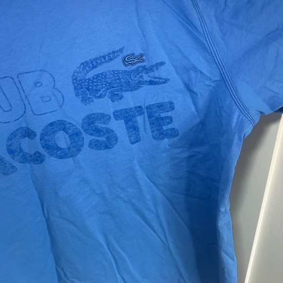 Lacoste cropped boxy "Club Lacoste" T-shirt - Picture 6 of 7